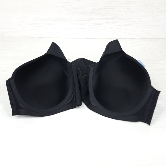 Bali One Smooth U Posture Boost EverSmooth Back Underwire Bra DF3450 Black 3450 - Picture 5 of 16